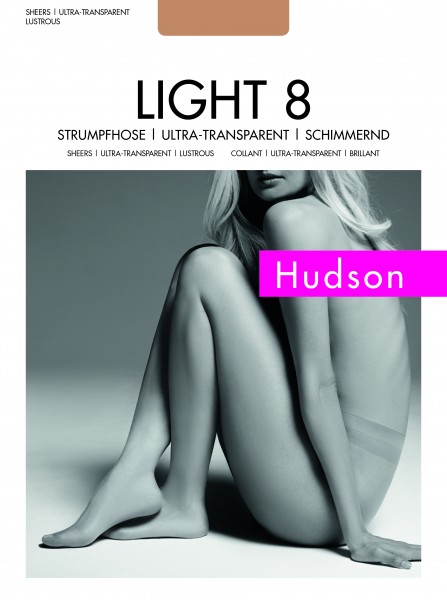 Hudson - tynn nude-look strømpebukse Light 8