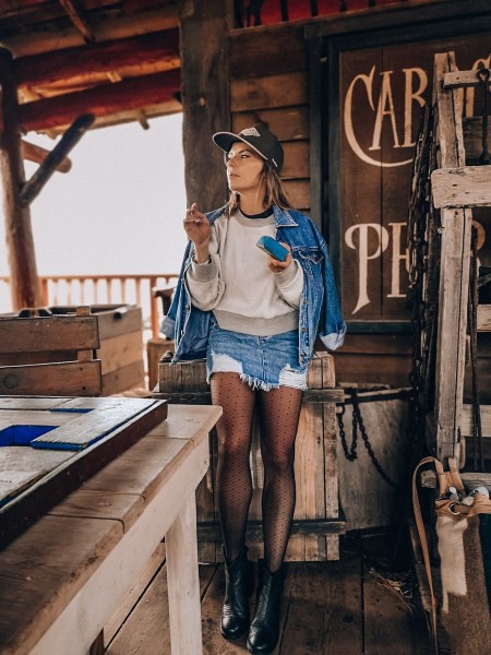 Gabriella - Diamond mønster strømpebukse Selena, 20 den