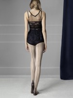 Fiore Sin - 20 denier mock back seam tights Fiore Sin - 20 denier mock back seam tights