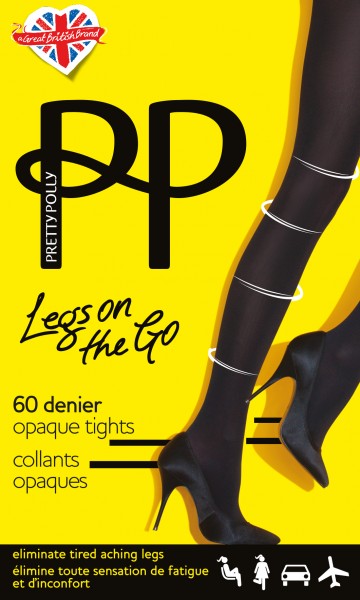 Pretty Polly Legs on the Go - 60 denier Ugjennomsiktig strømpebukse
