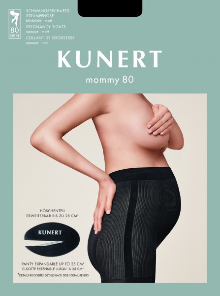 KUNERT Mommy 80 - Ugjennomsiktig maternity strømpebukse