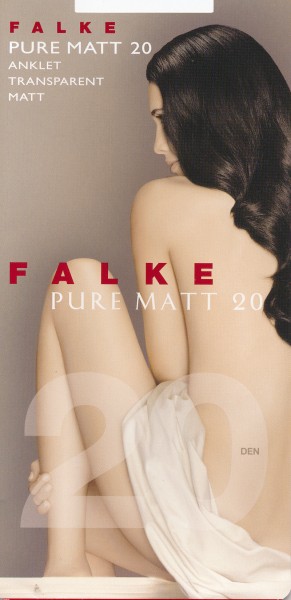 FALKE Pure Matt 20 - Transparent ankle socks med a matt finish