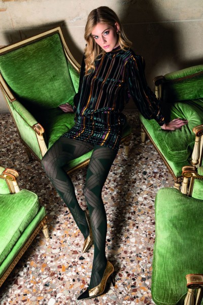 Trasparenze - Sofistikerte diamantmønster strømpebukser