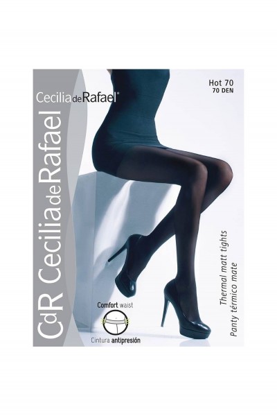 Cecilia de Rafael Hot - 70 denier warm and soft winter strømpebukse