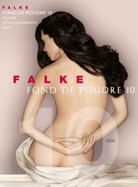 FALKE Fond de Poudre 10 - Ultra-transparent, matte effect strømpebukse