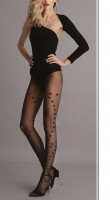 Fiore - 20 denier tattoo effect tights with star pattern Fiore - 20 denier tattoo effect tights with star pattern