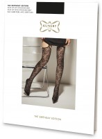 Kunert - Beautiful floral pattern stockings with suspender belt Kunert - Beautiful floral pattern stockings with suspender belt