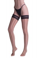 Preview: Trasparenze - 20 denier sheer hold ups with vertical stripes Preview: Trasparenze - 20 denier sheer hold ups with vertical stripes