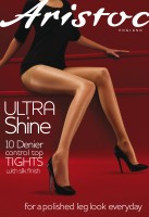 Aristoc - Ultra Shine 10 Denier Control Top strømpebukser med silke finish