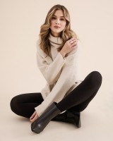 Gabriella - Ugjennomsiktig fleecy winter strømpebukse Arctic, 500 denier Gabriella - Ugjennomsiktig fleecy winter strømpebukse Arctic, 500 denier