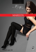 Marilyn - Eksklusive ugjennomsiktige sømløse stay-ups