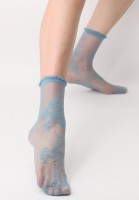 Oroblu - Delicate floral lace pattern ankle socks