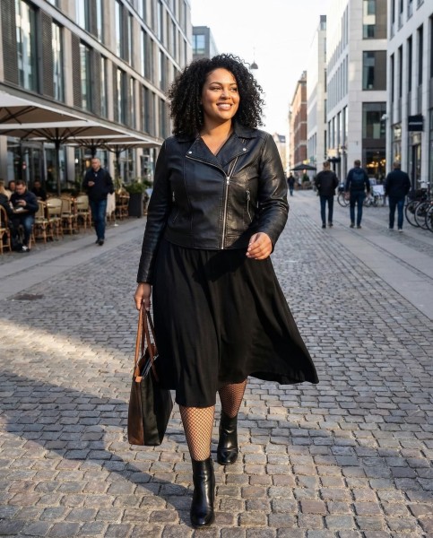 Glamory Mesh - Elegant pluss størrelse fishnet strømpebukser
