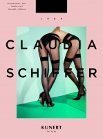 Claudia Schiffer Legs KUNERT de Luxe - Mock fishnet suspender tights Bow Claudia Schiffer Legs KUNERT de Luxe - Mock fishnet suspender tights Bow
