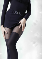 Annes - 60 denier mock over the knee tights with fishnet effect Annes - 60 denier mock over the knee tights with fishnet effect