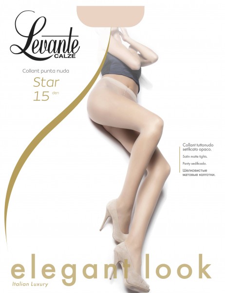Levante - 15 denier classic tynn-to-waist strømpebukse Star 15