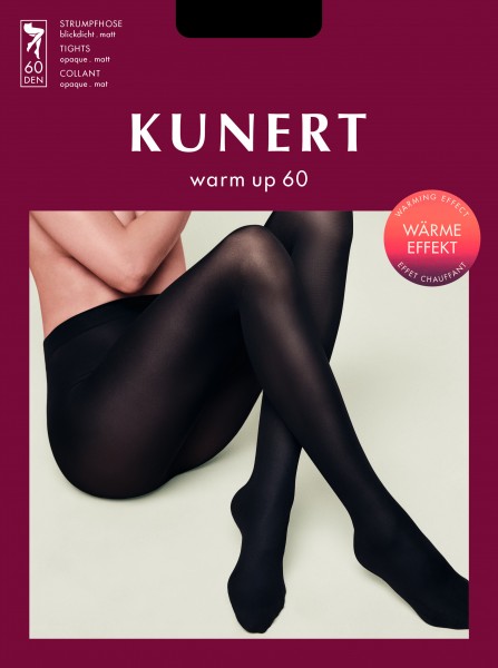 Kunert - Ugjennomsiktig winter strømpebukse Warm Up 60